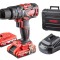 Bormasina cu percutie fara perii 20V 2x2Ah 62Nm RDI-CDB02 HardWork ToolsRange