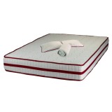 Set Saltea ortopedica cu arcuri Roza Super Lux Ortopedic 140x200x25cm, fermitate mediu-tare, plasa arcuri Bonell, fara vara-iarna, aerisire spaceair,