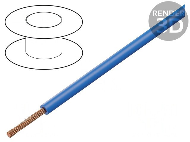 Cablu Auto FLRY-B 1x1mm2 Albastru