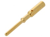 Pin tată aurit 2,5mm2 crimpat pe cablu