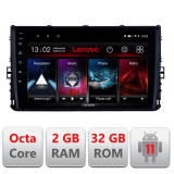 Navigatie dedicata VW 2DIN 2018- D-933 Lenovo Octa Core cu Android Radio Bluetooth Internet GPS WIFI DSP 2+32 GB 4G KIT-933+EDT CarStore Technology