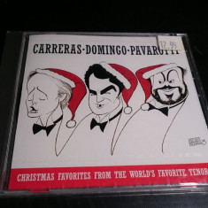 [CDA] Carreras/Domingo/Pavarotti - Christmas Favorites -cd audio SIGILAT
