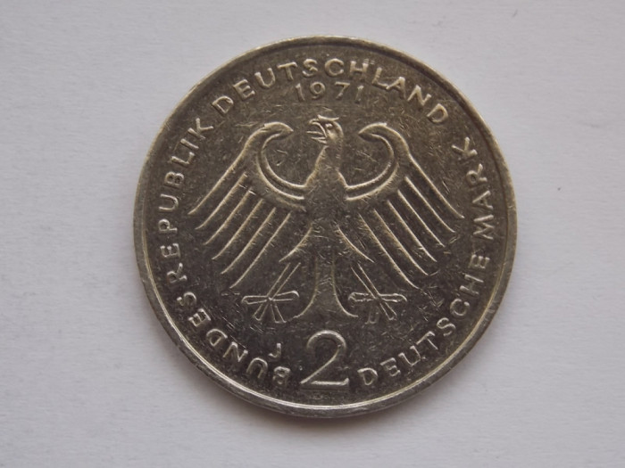 2 MARK 1971 GERMANIA-comemorativa