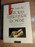 Dumitru Micu -Istoria literaturii romane De la creatia populara la postmodernism