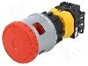 Intrerupator de siguran&amp;#355;a, 2 pozitii, 30mm, seria XN, IDEC - XN4E-BL412MRH