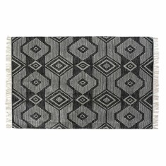 Covor DKD Home Decor Alb Negru Bumbac (160 x 230 x 1 cm)