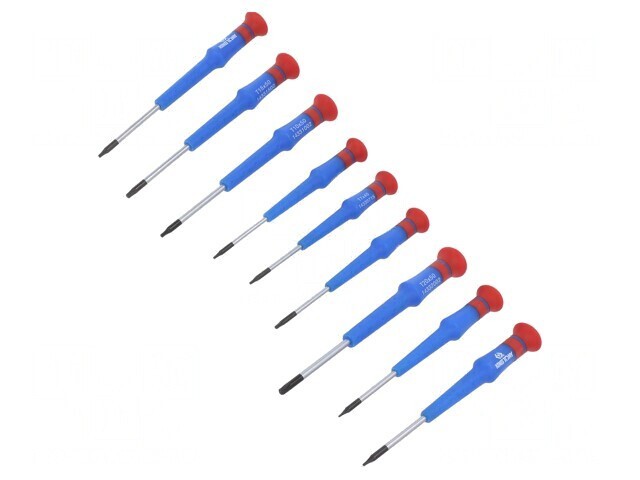 Set Şurubelniţe de Precizie Torx 9 Bucăţi