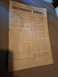 Revista Jurisprudența Generală anul II , Nr.19 1924 - Vintila Dongoroz si note scrise de D.Alexandresco