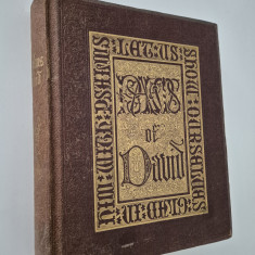 Carte veche 1862 religie The Psalms of David ilustratii John Franklin engleza