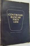 Controlul Bancar prin Leu - Cezar Basano