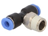 Racord push-in T cu filet R 1/8, 0,95-10bar