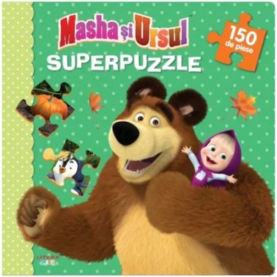Masha si ursul. Superpuzzle. 150 de piese foto