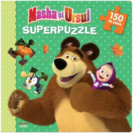 Masha si ursul. Superpuzzle. 150 de piese