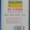 Suport Pp Water Proof, Pentru Carduri, 74 X 105mm, Vertical, 5 Buc/set, Kejea - Transparent