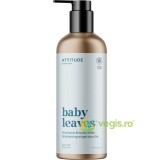 Sampon si Gel de Dus pentru Bebelusi Noapte Buna Baby Leaves Essential 473ml