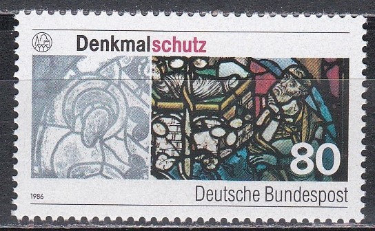 Germania 1986 - Restaurarea Clădirilor, MNH
