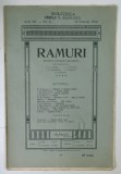 RAMURI , REVISTA LITERARA , ANUL VII , NO. 4 , 1912