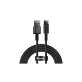 Baseus Tungsten Gold Cablu USB la USB-C, 100W, 1m (negru)