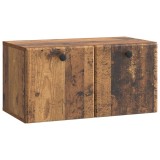 vidaXL Oglindă TV montată pe perete 59,5 x 31 x 30 cm Lemn vechi 899223