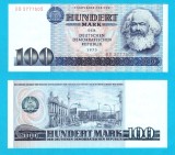 Germania RDG (p#31) 100 Mark 1975 aUNC+ 'Marx' serie: BB 3777505; (ROG CITITI DETALIILE!)