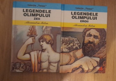LEGENDELE OLIMPULUI ZEII VOL I - II de ALEXANDRU MITRU , 2011 foto
