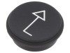 Tastă Neagră Rotundă &Oslash;21mm