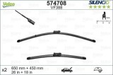Set stergatoare Alfa Romeo Stelvio; Audi A1; Cupra Ateca; Nio ET7; Seat Ateca; Skoda Fabia IV, parte montare fata, lungime 26 inch, lungime 650 mm,