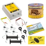 Pachet de bază gard electric 500 m, 4,1 Joule, pentru animale domestice