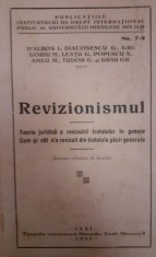 REVIZIONISMUL : teoria juridică...D`Albon I., Diaconescu G., Grigoriu M 1937