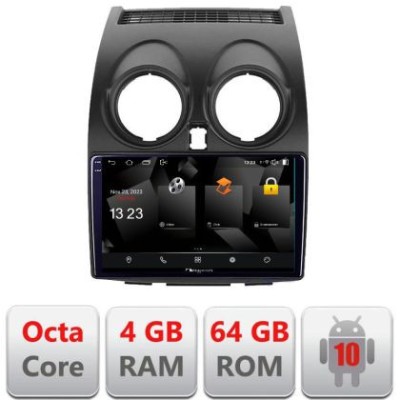 Navigatie Nissan Qashqai 5510-499 Android Octa Core 720p 4+64 DSP 360 camera carplay android auto CarStore Technology foto