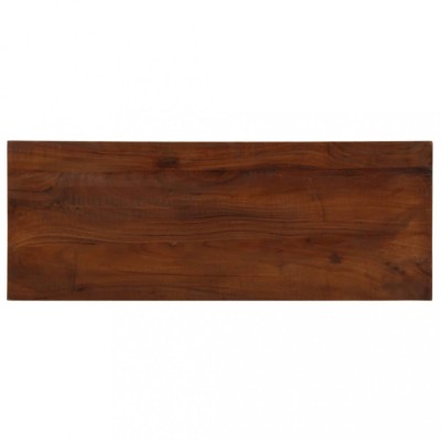 Blat de masa, 90x30x2,5 cm, dreptunghiular, lemn masiv reciclat foto