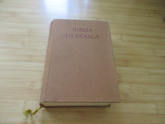 BIBLIA EBRAICA - STUTTGART - 1937 foto