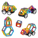 Set 46 buc, cuburi magnetice, 44x7x28 cm , multicolor