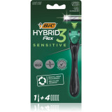 BIC FLEX3 Hybrid Sensitive aparat de ras rezerva lama 4 pc 1 buc