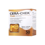 Set Teste Glicemie Cera-Chek 1code, 50 Teste Glicemie si 25 Ace Sterile