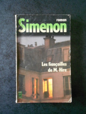 GEORGES SIMENON - LES FIABCAILLES DE M. HIRE (limba franceza) foto