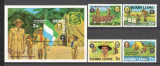 Sierra Leone.1982 75 ani de cercetasie baieti DX.87, Nestampilat