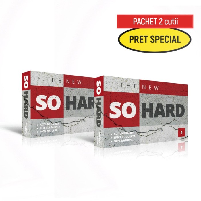 Pachet So Hard 4 x 2cutii