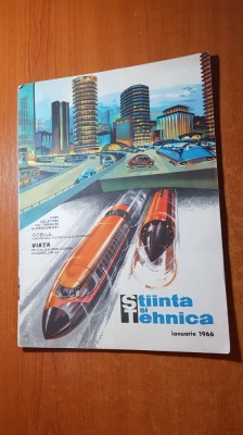 stiinta si tehnica ianuarie 1966-articol despre unirea principatelor romane foto