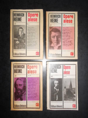 Heinrich Heine - Opere alese 4 volume foto