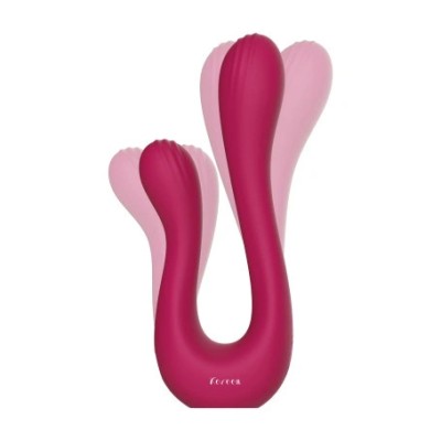 Vibrator Xocoon Sync Sensation, 10 Moduri Vibratii, Silicon, USB, Roz, 18.5 cm foto
