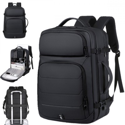 Rucsac multifunctional Versatyx&amp;reg;, Capacitate 35-55L, Extensibil, Ideal pentru calatorii, Buzunar separat laptop, Maner lateral si suport troler, Imper foto