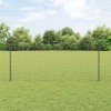 VidaXL Set Gard de Grădină Gri 25 x 1 m Oțel acoperit cu pulbere