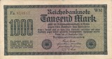 GERMANIA 1.000 marci 1922 VF!!!