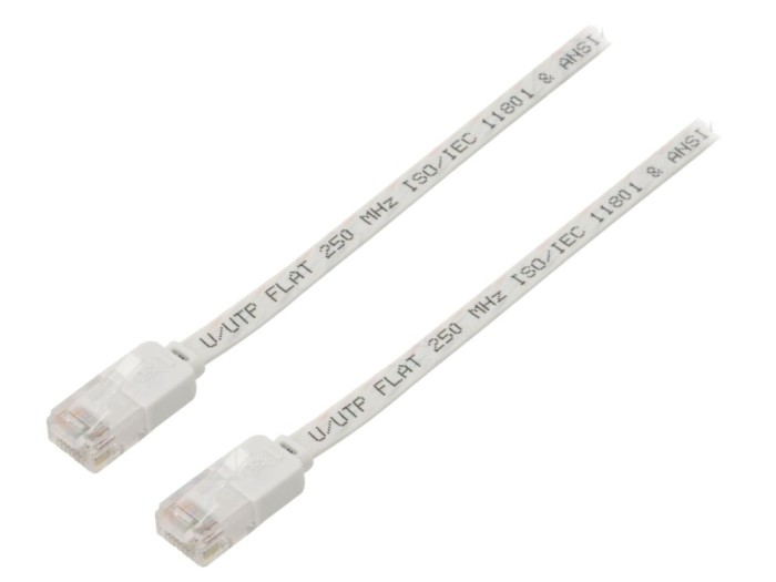 Patch cord UTP Cat6 alb 3m