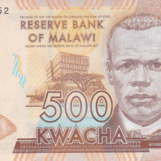 Bancnota Malawi 500 Kwacha 2014 - P66 UNC