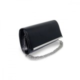Cumpara ieftin Geanta mica, plic seara pentru ocazii si petreceri, 20 x 10 cm, Magrot B-39 - Negru