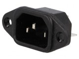 Conector Alimentare AC 10A 250V IEC 60320