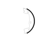 Set saboti frana mana Textar 91018400, parte montare : Punte spate