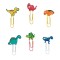Set Agrafe Metalice Copii, Model Dinozauri, Multicolor, 6 Bucăți, 6.5cm